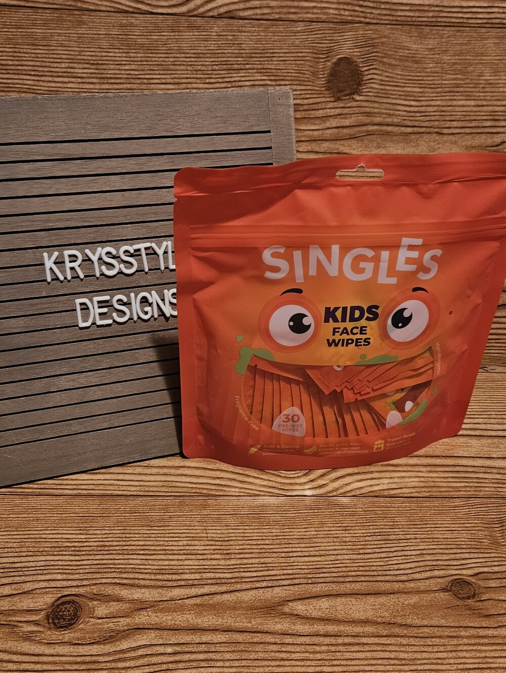 Single Kids Face Wipes 30 Pcs In A Pack